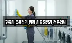 고독사,유품정리,빈집,시골집정리,전문업체