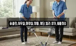 송클린,사무실,화장실,창틀,계단,빌라,상가,원룸청소