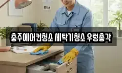 충주에어컨청소 세탁기청소 우렁총각
