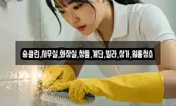 송클린,사무실,화장실,창틀,계단,빌라,상가,원룸청소