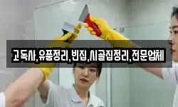 고독사,유품정리,빈집,시골집정리,전문업체