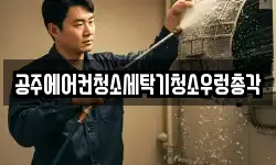 공주에어컨청소세탁기청소우렁총각