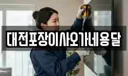대전포장이사오가네용달