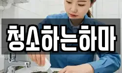 청소하는하마