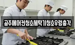 공주에어컨청소세탁기청소우렁총각