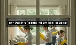 청소전문업체클린샵-에어컨청소,소파,공장,폐기물,냄새제거시공