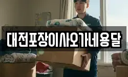 대전포장이사오가네용달