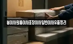 봄이사원룸이사포장이사일반이사유품정리