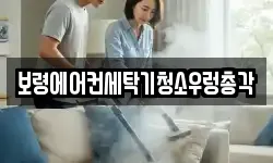 보령에어컨세탁기청소우렁총각