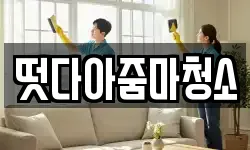 떳다아줌마청소
