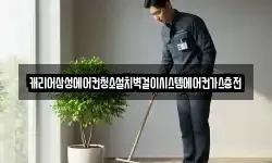 캐리어삼성에어컨청소설치벽걸이시스템에어컨가스충전