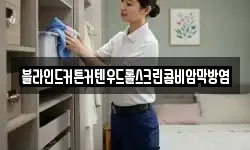 블라인드커튼커텐우드롤스크린콤비암막방염
