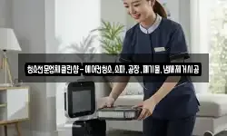 청소전문업체클린샵-에어컨청소,소파,공장,폐기물,냄새제거시공