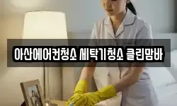 아산에어컨청소 세탁기청소 클린맘바