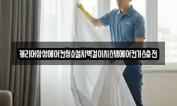 캐리어삼성에어컨청소설치벽걸이시스템에어컨가스충전