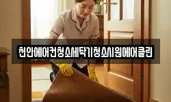 천안에어컨청소세탁기청소시원에어클린