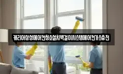 캐리어삼성에어컨청소설치벽걸이시스템에어컨가스충전