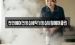 천안에어컨청소세탁기청소시원에어클린