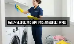 플래그닥터,에어컨청소,세탁기청소,시스템에어컨,평택점