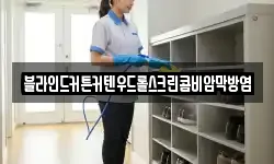 블라인드커튼커텐우드롤스크린콤비암막방염