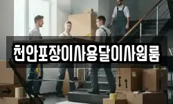 천안포장이사용달이사원룸