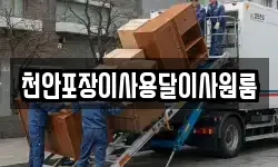 천안포장이사용달이사원룸