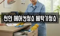천안 에어컨청소 세탁기청소