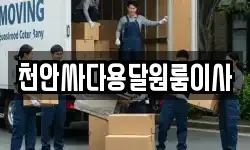 천안싸다용달원룸이사