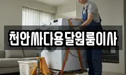 천안싸다용달원룸이사