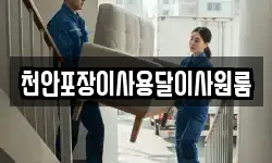 천안포장이사용달이사원룸