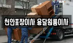 천안포장이사 용달원룸이사