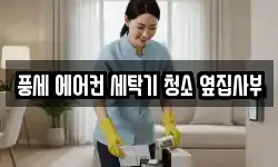 풍세 에어컨 세탁기 청소 옆집사부