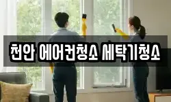 천안 에어컨청소 세탁기청소