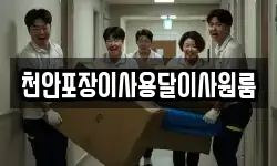 천안포장이사용달이사원룸