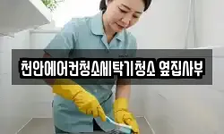 천안에어컨청소세탁기청소 옆집사부
