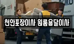 천안포장이사 원룸용달이사