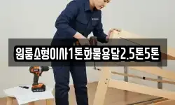 원룸소형이사1톤화물용달2.5톤5톤