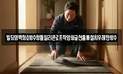 빌딩외벽청소방수창틀실리콘로프작업슁글선홈통설치우레탄방수