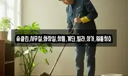 송클린,사무실,화장실,창틀,계단,빌라,상가,원룸청소