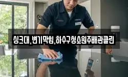 싱크대,변기막힘,하수구청소원주배관클린