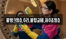 물탱크청소,수리,볼탑교체,저수조청소