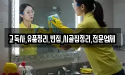 고독사,유품정리,빈집,시골집정리,전문업체