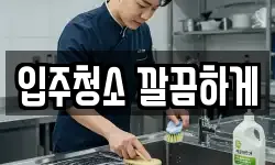 입주청소 깔끔하게