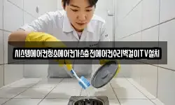 시스템에어컨청소에어컨가스충전에어컨수리벽걸이TV설치