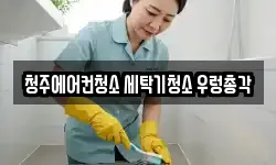 청주에어컨청소 세탁기청소 우렁총각