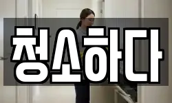 청소하다