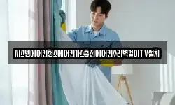 시스템에어컨청소에어컨가스충전에어컨수리벽걸이TV설치