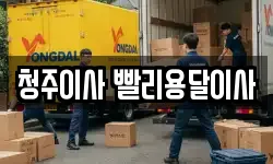 청주이사 빨리용달이사