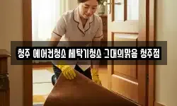 청주 에어컨청소 세탁기청소 그대의맑음 청주점
