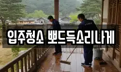 입주청소 뽀드득소리나게